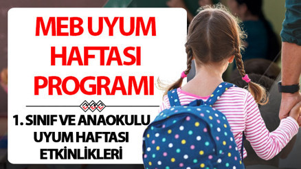 UYUM HAFTASI PROGRAMI 2-3 EYLÜL 2024: 1. sınıf ve anasınıfı uyum haftası başladı mı, ne zaman, kaç gün