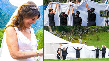 Böyle düğün görülmedi: 52 yaşındaki gelini köşe bucak sakladılar Böyle düğün görülmedi: 52 yaşındaki gelini köşe bucak sakladılar