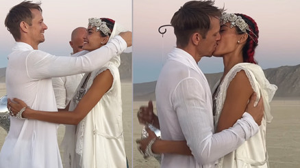 Duvağını açtı, ilk öpücüğünü verdi: Issızlığın ortasında yalın ayak evlendiler Duvağını açtı, ilk öpücüğünü verdi: Issızlığın ortasında yalın ayak evlendiler