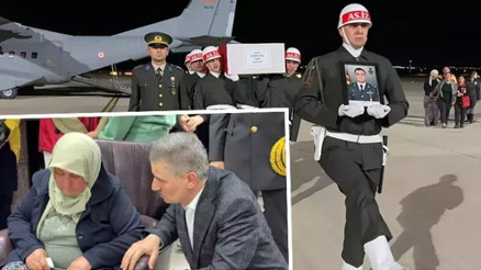 Şehit Piyade Binbaşı Osman Ayan, memleketi Isparta’ya getirildi