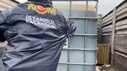 İstanbul’da kaçak akaryakıt operasyonu: 320 ton ‘10 numara yağ’ ele geçirildi
