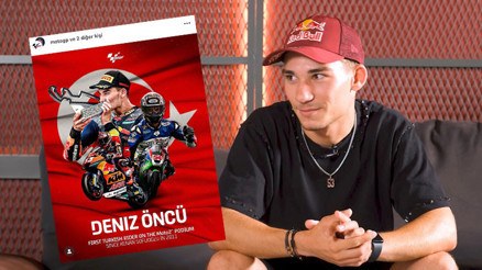Deniz Öncü: Asıl hayalim MotoGP şampiyonluğu Tek rakibim Toprak Razgatlıoğlu