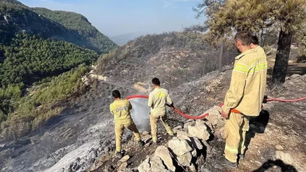 Muğla’daki orman yangını 2. gününde Muğla’daki orman yangını 2. gününde