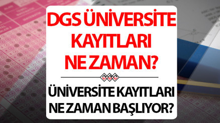 DGS ÜNİVERİTE KAYIT TARİHLİ 2024 || DGS üniversite kayıtları ne zaman yapılacak