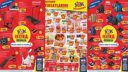 BUGÜN SATIŞTA 11 - 17 EYLÜL ŞOK KATALOĞU 2024 | ŞOKta bu hafta indirimde neler var ŞOK aktüel katalog Eliptik Bisiklet, Boks Makinesi, Kondisyon Aleti getiriyor