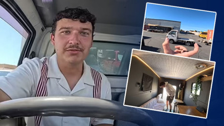 Mini kamyonu dünyanın en küçük karavanına dönüştürdü…  ‘Umarım küçük motor ve tekerlekler bu kadar ağırlığı taşır’