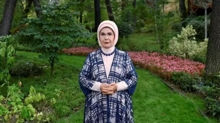 Emine Erdoğan, Kiev’deki 4. Lider Eşleri Zirvesi’ne video mesaj gönderdi