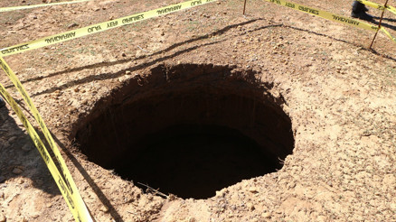 Bingölde yaylada oluşan çöküntüye inceleme Bingölde yaylada oluşan çöküntüye inceleme