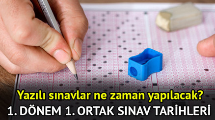 ORTAK SINAV TARİHLERİ 2024 2025 | MEB 6. 7. 9. ve 10. sınıf 1. dönem 1. yazılı sınavlar ne zaman Ortak sınavlar hangi tarihte yapılacak