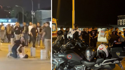 Bursada yan bakma kavgası