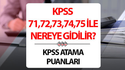 KPSS 71,72,73,74,75,76,77,78,79 puanla memur olunur mu, ne olunur 🗒️KPSS Ortaöğretim 71,72,73,74,75,76,77,78,79 puanla atama olur mu, nereye olur