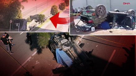 İzmir’de alt geçide düşen otomobildeki 3 kişi hayatını kaybetti