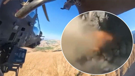 Bölücü terör örgütüne ağır darbe Sığınakları yerle bir edildi