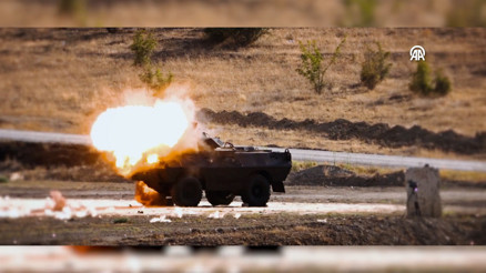 KARGU İHA zırh delici harp başlığıyla hedefi tam isabetle vurdu