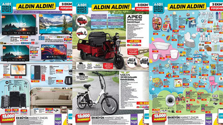 BUGÜN SATIŞTA A101 AKTÜEL 3 EKİM 2024 KATALOĞU - İNDİRİMLİ ÜRÜNLER || A101 katalog bu hafta ürünleri neler A101 Elektrikli Moped, Elektrikli Bisiklet getiriyor... BUGÜN SATIŞTA A101 AKTÜEL 3 EKİM 2024 KATALOĞU - İNDİRİMLİ ÜRÜNLER || A101 katalog bu hafta ürünleri neler A101 Elektrikli Moped, Elektrikli Bisiklet getiriyor...