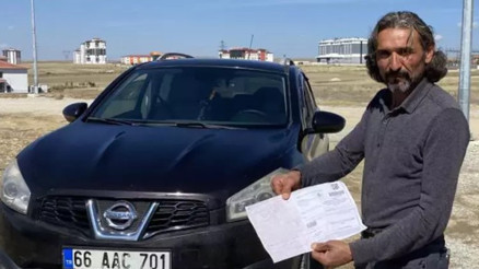 Hiç gitmediği Şanlıurfa’dan ceza makbuzu geldi, eşi bile ona inanmadı