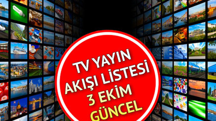 TV YAYIN AKIŞI 3 EKİM 2024 (UEFA Avrupa Ligi Grup Maçları) || Bugün tvde ne var Kanal D, Show TV, ATV, Star TV, Now TV,TV8, TRT1 yayın akışı ve tv rehberi