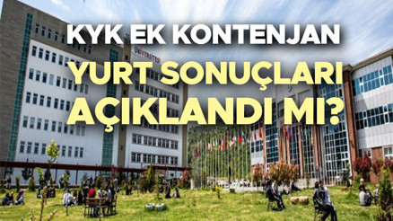 KYK YURT BAŞVURU SONUÇ SORGULAMA 2024 | GSB KYK ek kontenjan yurt sonuçları ne zaman açıklanacak, açıklandı mı Gözler e-Devlet yurt sonucu öğrenme sayfasında