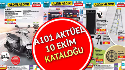 SATIŞTA A101 10 EKİM 2024 KATALOĞU - İNDİRİMLİ ÜRÜNLER || A101 aktüel bu hafta neler getiriyor A101 katalog Yürüyüş Bandı, Benzinli Motosiklet getiriyor...