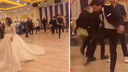 Gelinin attığı çiçeğe, yakalamak yerine tekme attı Akademisyenden şaşırtan savunma
