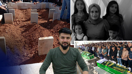 Gaziantepte eşini ve 4 çocuğunu katletmişti Demir ailesine acı veda Gaziantepte eşini ve 4 çocuğunu katletmişti Demir ailesine acı veda