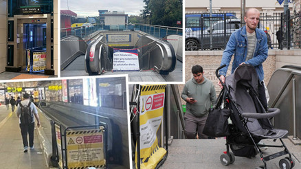 İstanbulda metro istasyonlarındaki arızalı asansör ve merdivenlere vatandaştan tepki