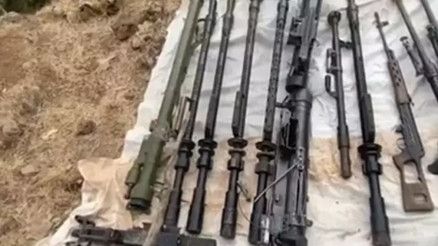 Pençe-Kilit Operasyonu bölgesinde terör örgütüne ait çok sayıda silah ele geçirildi