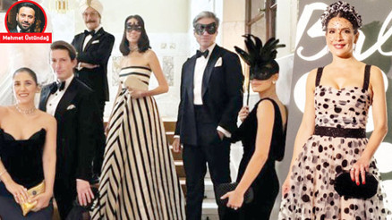 40. yaşını maskeli baloyla kutladı