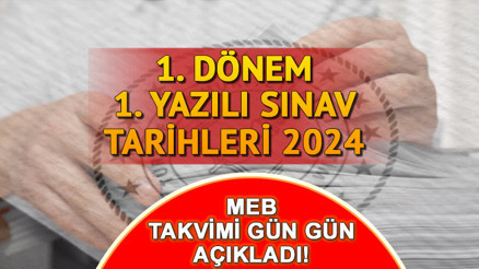 MEB ORTAK SINAV 2024 TAKVİMİNİ GÜN GÜN PAYLAŞTI || 1. dönem 1. yazılı ne zaman 6, 7, 8, 9, 10. sınıf ilk dönem ortak yazılılar hangi gün Geri sayım başladı