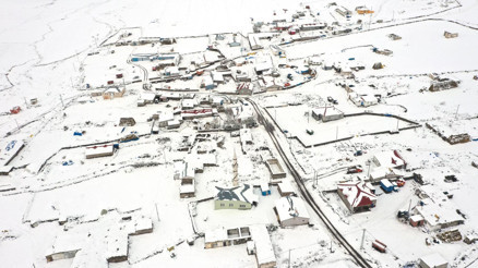 Kış yüzünü gösterdi Kış yüzünü gösterdi