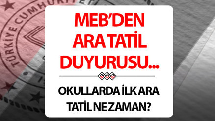 MEB İLK ARA TATİL TARİHLERİ 2024-2025 || Okullarda MEB Çalışma Takvimi: Kasım ara tatili ne zaman, 1. ara tatil kaç gün, ne kadar kaldı Okullar ne zaman kapanacak MEB tatil tarihleri belli oldu 2024 yılı 1. dönem ilk ara tatil tarihleri