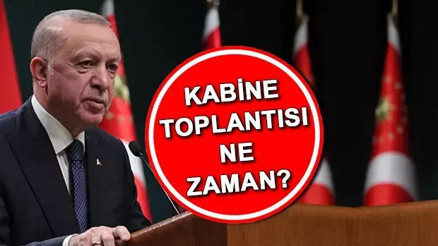 Kabine Toplantısı ne zaman 4 günlük tatil ihtimali için gözler Beştepede 21 Ekim Pazartesi Kabine Toplantısı var mı