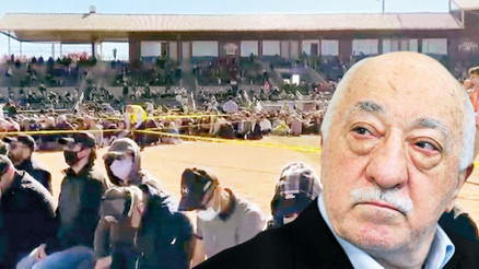 FETÖ elebaşı Gülenin cenazesine birçok firari katıldı Müebbetlik stadyum FETÖ elebaşı Gülenin cenazesine birçok firari katıldı Müebbetlik stadyum