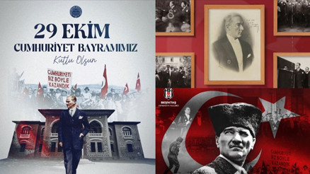 Spor camiasından 29 Ekim Cumhuriyet Bayramı paylaşımları Spor camiasından 29 Ekim Cumhuriyet Bayramı paylaşımları