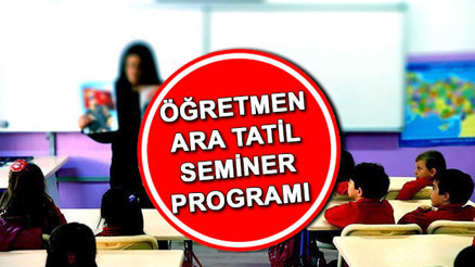 Öğretmen ara tatil seminer programı 2024 | MEB öğretmen seminerleri online mı, ne zaman Çevrim içi seminer tarihleri belli oldu mu Bakan Tekin açıkladı