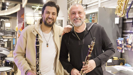 Klarnet ustaları aynı sahnede