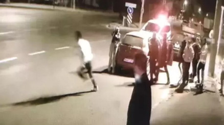 Alkollü sürücü arabayı bırakıp polisten kaçtı: O anlar kamerada