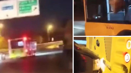 İstanbulda akılalmaz olay Otomobil kovaladı, İETT otobüsü kaçtı: Defalarca çarparak zarar verdi... Arabamı pert etti