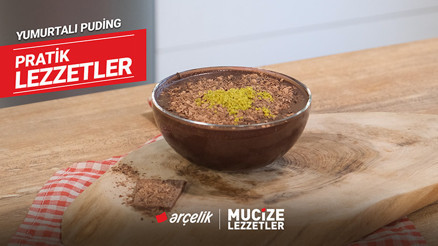 Haşlanmış yumurta ile çikolatalı puding tarifi | Mucize Lezzetler