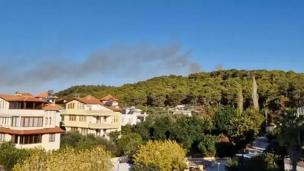 Antalya’da paramotor olduğu değerlendirilen hava aracı düştü