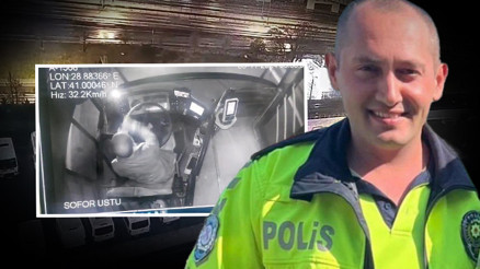 Trafik polisi Yürümezin şehit olduğu kazanın görüntülerine ulaşıldı