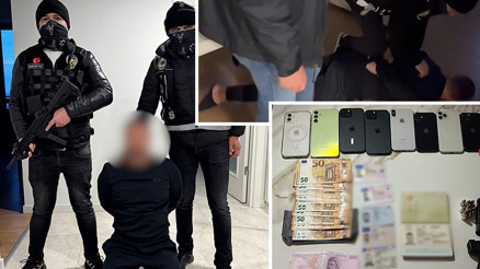 Kırmızı Bültenle aranan Larsen’i kolundaki saat ve sırtındaki dövme detayı yakalattı