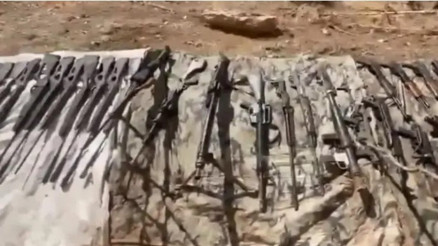 Pençe-Kilit Operasyonu bölgesinde teröristlere ait çok sayıda silah ve mühimmat ele geçirildi