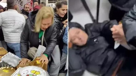 İzmir’de mağaza açılışında izdiham Birbirlerini böyle ezdiler