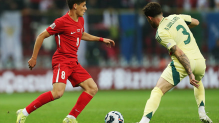 Türkiye - Galler maçından ekrana yansımayan görüntüler