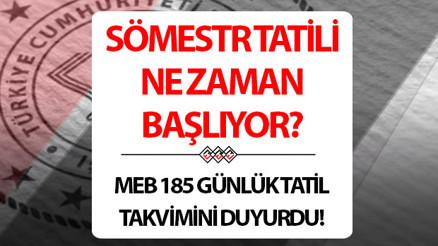 OKULLARDA ÖĞRENCİLER TAM 185 GÜN TATİL YAPACAK MEB bu dönemki tatil takvimini duyurdu 2024 - 2025 Sömestr tatili (15 tatil) ne zaman başlıyor Şubat tatili için geri sayım başladı OKULLARDA ÖĞRENCİLER TAM 185 GÜN TATİL YAPACAK MEB bu dönemki tatil takvimini duyurdu 2024 - 2025 Sömestr tatili (15 tatil) ne zaman başlıyor Şubat tatili için geri sayım başladı