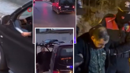 Ankarada belediye otobüsü şoförüne bıçakla tehdit Maganda yakalandı