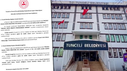 İki belediyeye görevlendirme… İçişleri Bakanlığı: Tunceli ve Ovacık’a görevlendirme yapıldı İki belediyeye görevlendirme… İçişleri Bakanlığı: Tunceli ve Ovacık’a görevlendirme yapıldı