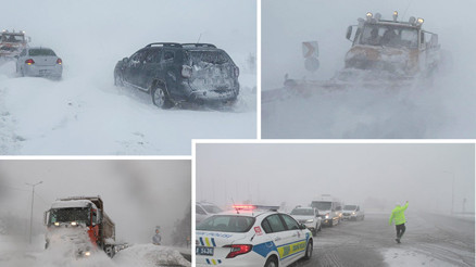 İstanbula 2 saat mesafede... En önemli güzergahta yoğun kar: Her geçen saat etkisini artırıyor | Bazı il ve ilçelerde okullar tatil edildi