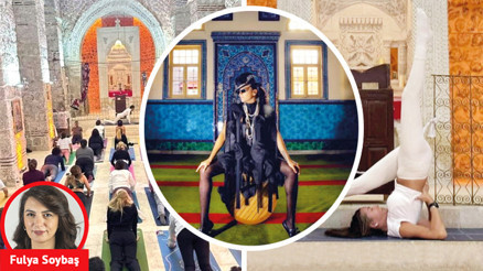 Kilisede yoga büyük tepki çekti